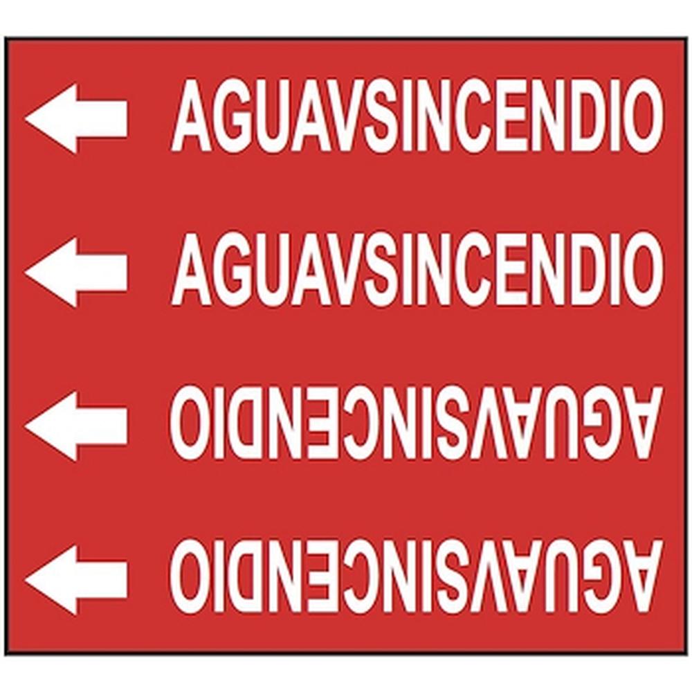 Etiquetas Adhesivas para Tuberías de 2”